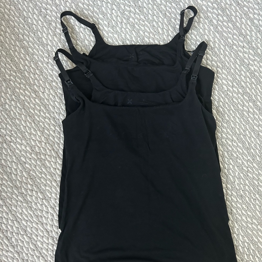 EUC - 2 Bodily Always On nursing tanks